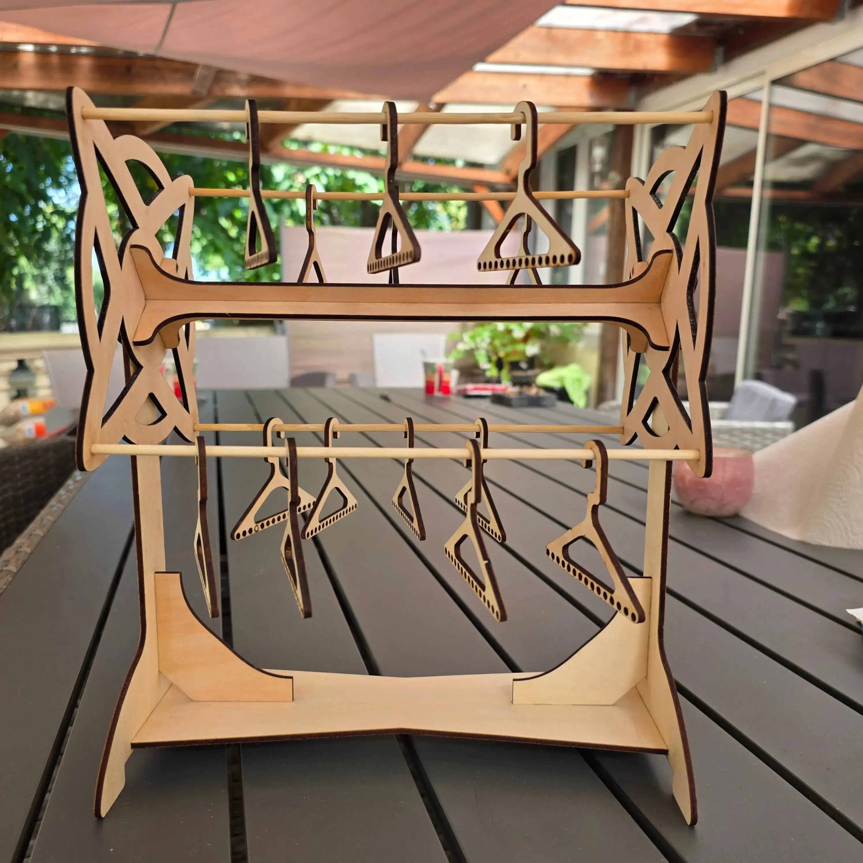 Présentoir boucle d'oreille Roue - Faire soi-même Ici On Bricole