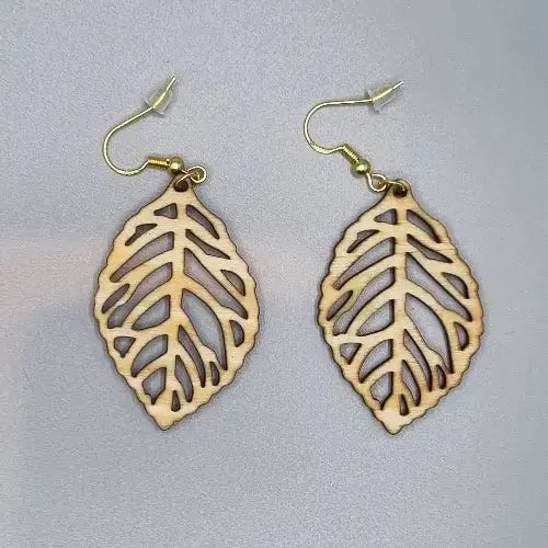 Boucles d'oreilles Bois - M01 Ici On Bricole