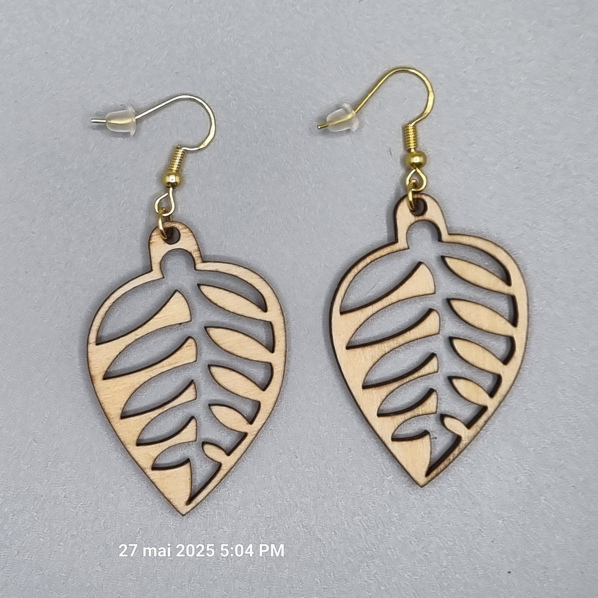Boucles d'oreilles Bois - M10 Ici On Bricole