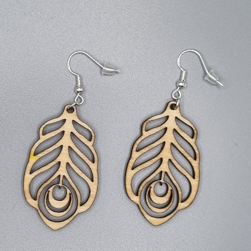 Boucles d'oreilles Bois - M14 Ici On Bricole