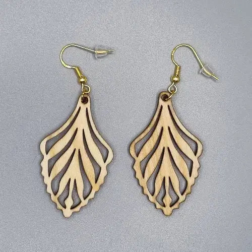 Boucles d'oreilles Bois - M02 Ici On Bricole