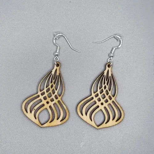 Boucles d'oreilles Bois - M05 Ici On Bricole