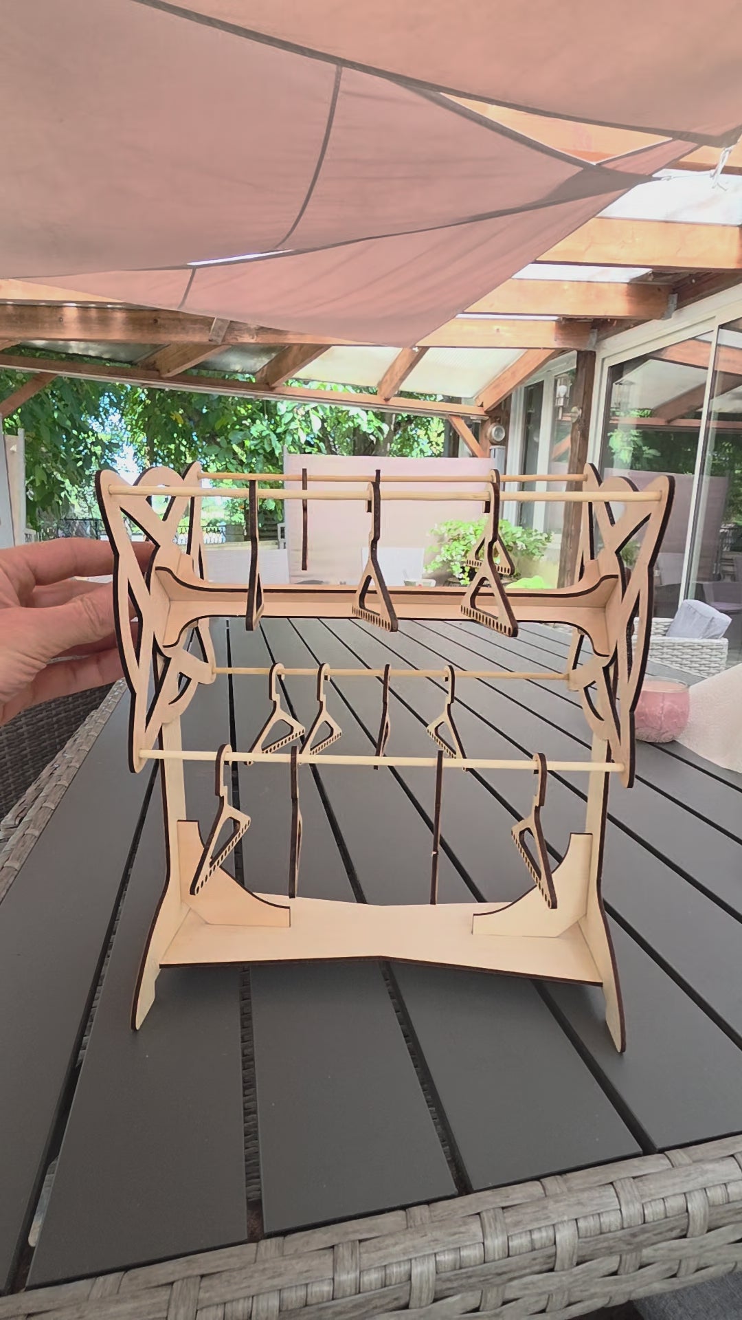 Présentoir boucle d'oreille Roue